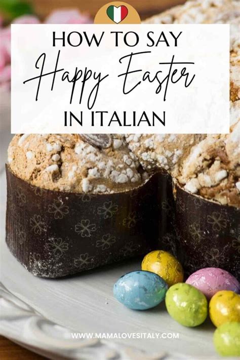 what is happy easter in italian